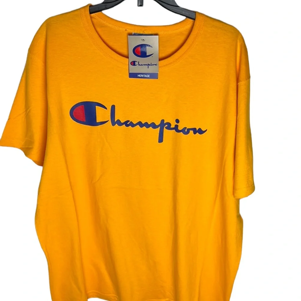 Champion Cotton Short Sleeve Shirt Men’s Size 2XL - Picture 1 of 4